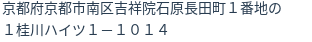 住所（登記所在地）
