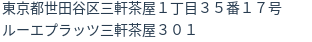 住所（登記所在地）