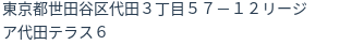 住所(登記所在地)