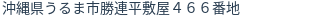 住所（登記所在地）