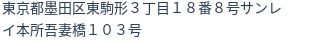 住所(登記所在地)