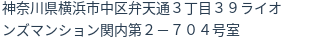 住所(登記所在地)