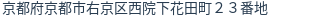 住所(登記所在地)
