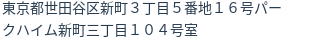 住所（登記所在地）