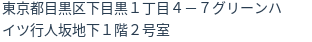 住所（登記所在地）