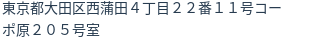 住所(登記所在地)