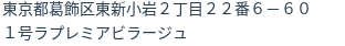 住所(登記所在地)