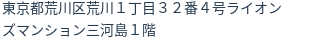 住所（登記所在地）