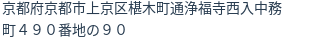住所(登記所在地)