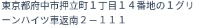 住所(登記所在地)