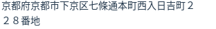 住所(登記所在地)