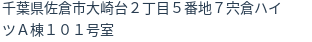住所（登記所在地）