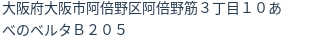 住所(登記所在地)