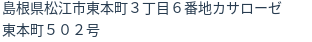 住所(登記所在地)