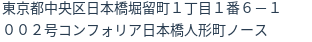 住所(登記所在地)