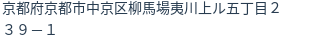 住所（登記所在地）