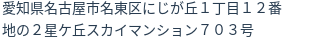 住所(登記所在地)