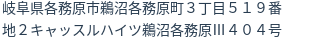 住所(登記所在地)