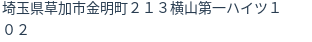 住所(登記所在地)