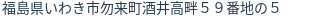 住所(登記所在地)
