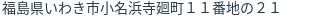 住所(登記所在地)