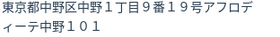 住所(登記所在地)