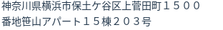 住所(登記所在地)