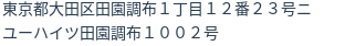 住所(登記所在地)