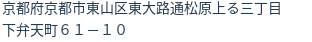 住所（登記所在地）