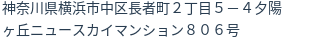 住所（登記所在地）