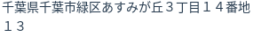 住所(登記所在地)