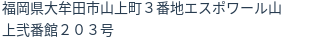 住所（登記所在地）