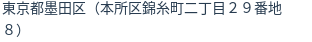 住所(登記所在地)