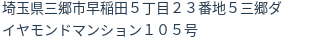 住所(登記所在地)