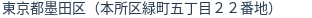 住所（登記所在地）