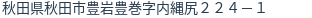 住所(登記所在地)