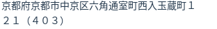 住所(登記所在地)