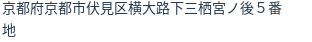 住所(登記所在地)