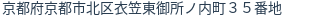 住所(登記所在地)