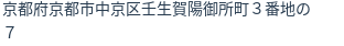 住所(登記所在地)