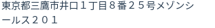 住所(登記所在地)