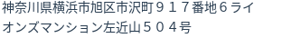 住所(登記所在地)