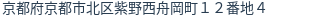 住所（登記所在地）