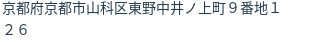 住所(登記所在地)