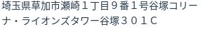 住所(登記所在地)