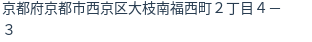 住所（登記所在地）