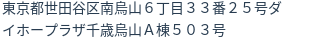 住所（登記所在地）