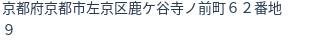 住所（登記所在地）