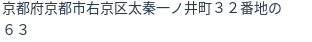 住所（登記所在地）