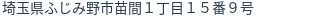 住所(登記所在地)